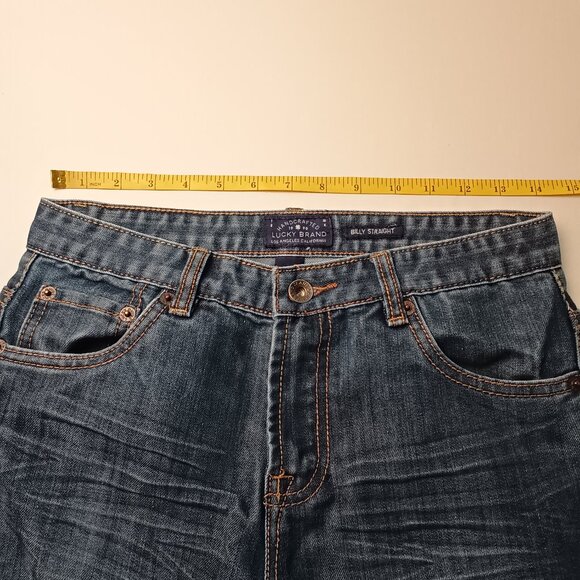 Boys Lucky Brand Jeans Size 16 Billy Straight Medium Wash - Picture 6 of 9
